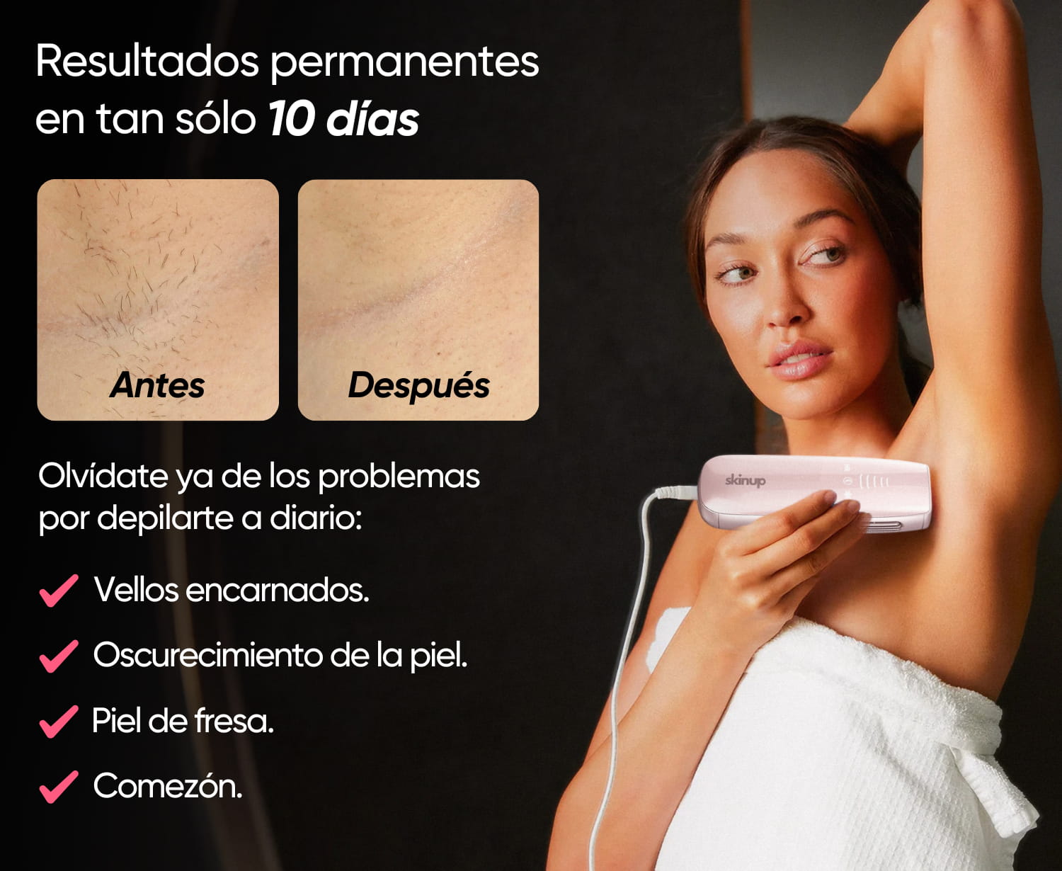 Skinup Funcionan Las Depiladoras De Luz Pulsada Maquina Depiladora